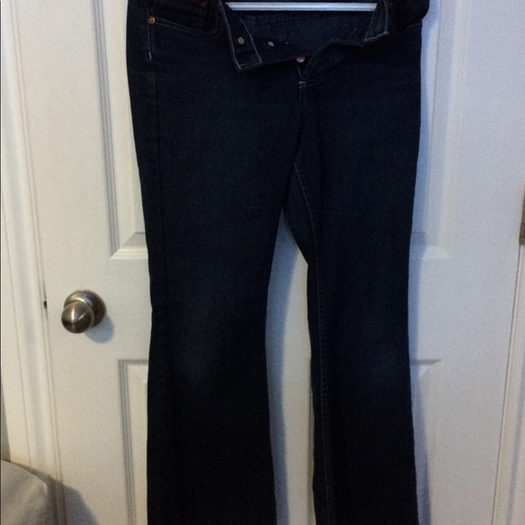 Tommy Hilfigure Dark Blue Wideleg Jeans - Picture 6 of 8